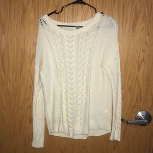 Cream sweater